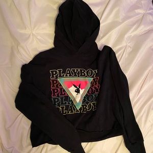Playboy cropped hoodie